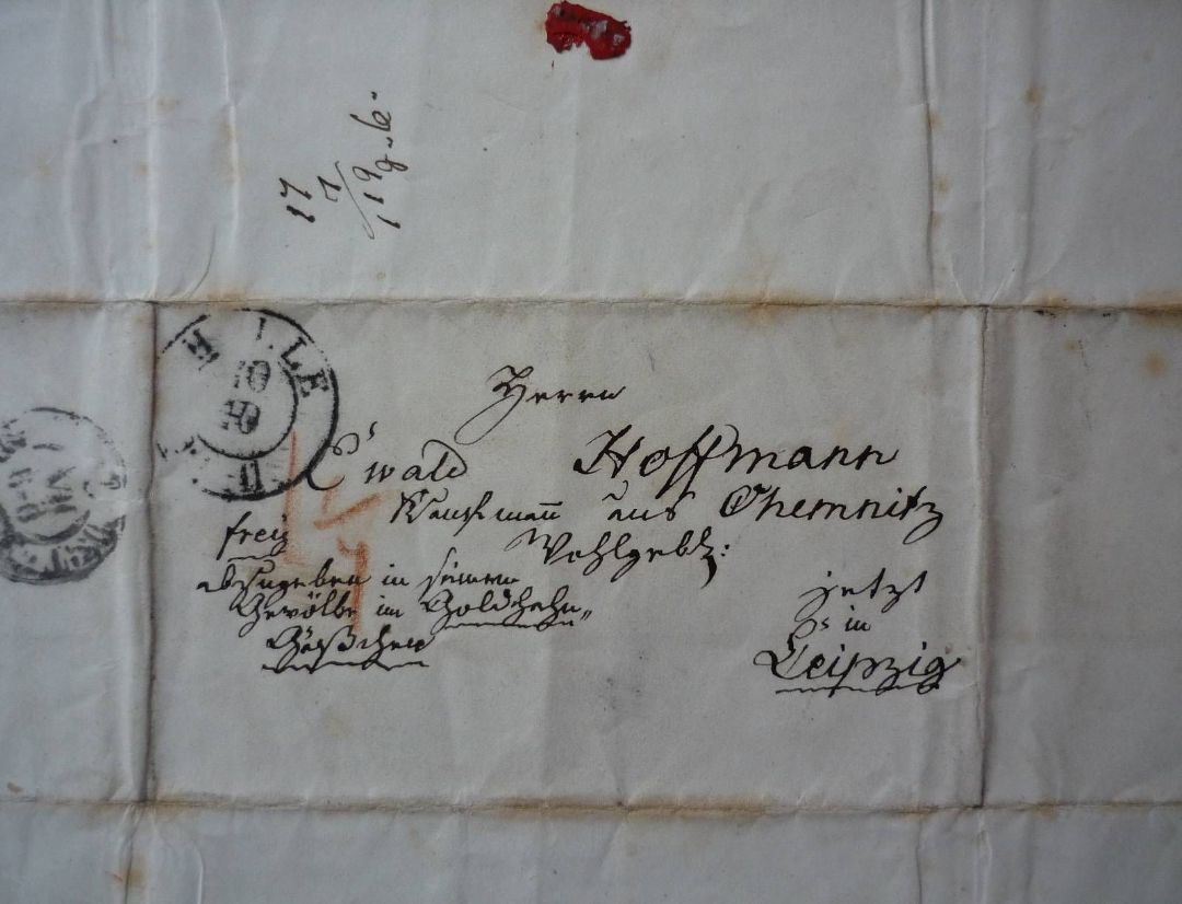 Briefumschlag Ewald von 1840