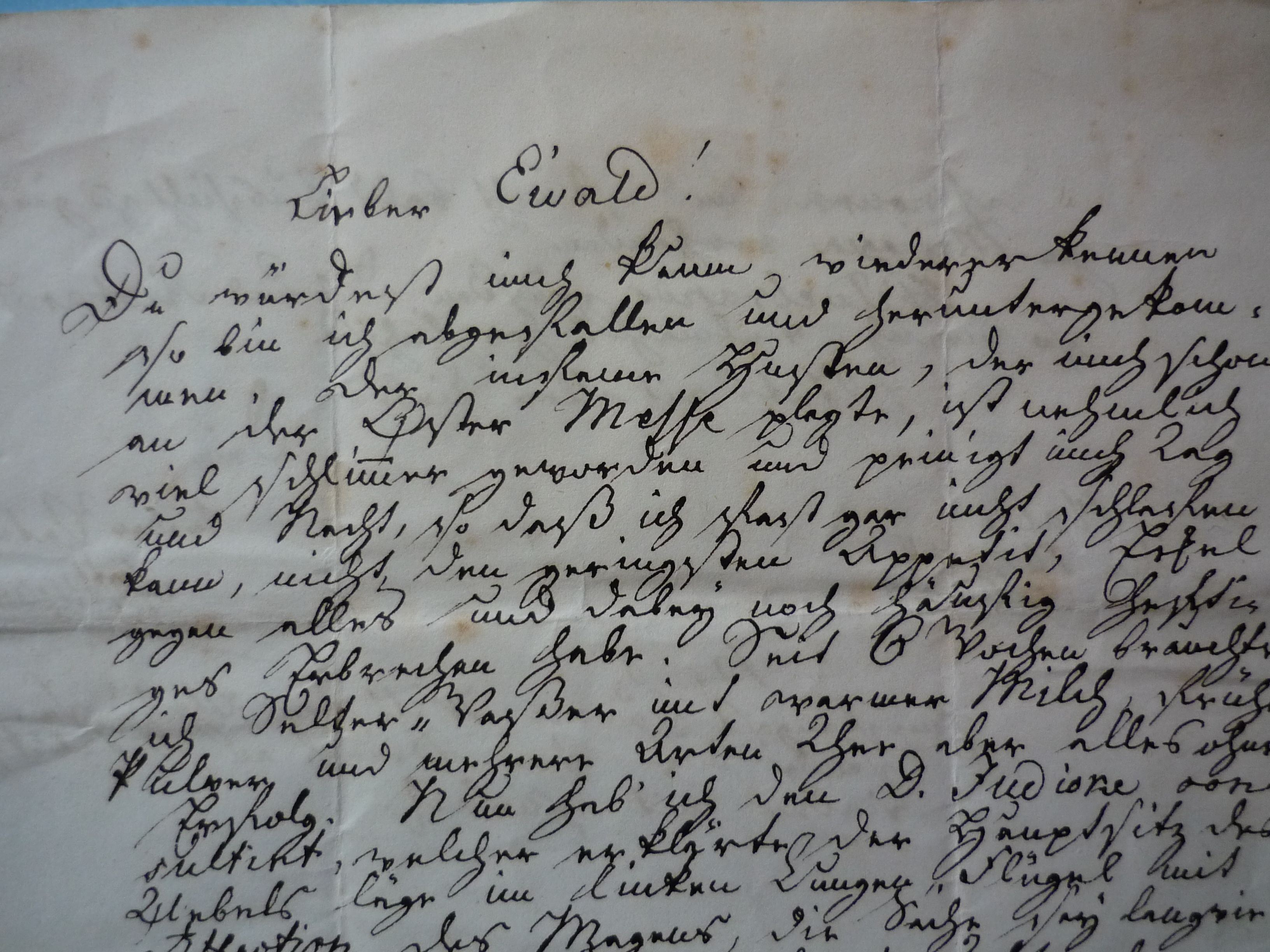 Brief Ewald 1840 Brief Ewald 1840